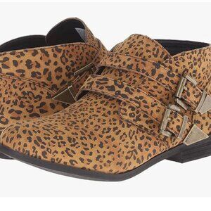 Volcom Cheeta Bootie Heel Boots Getter Buckle Fashion